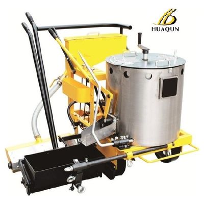 Dễ dàng vận hành tay đẩy thermoplastic đường đánh dấu sơn máy cấu trúc nhỏ gọn