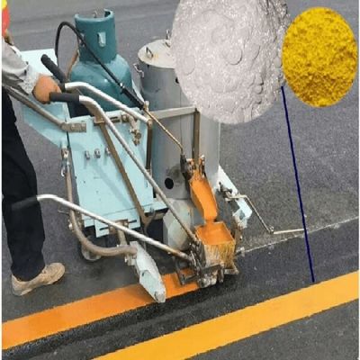 Mua Sơn đánh dấu đường nóng chảy bền với 10% hạt thủy tinh trộn sẵn cho giao thông nặng sản xuất trực tuyến