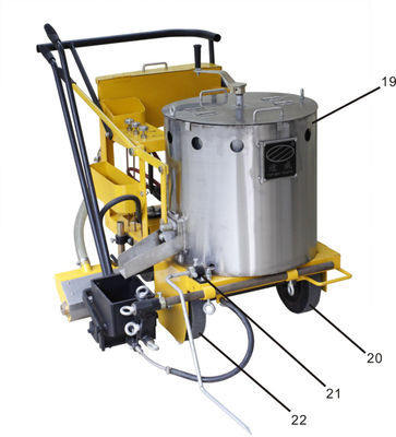 Mua Thiết bị đánh dấu vỉa hè bằng nhựa nhiệt, Máy đánh dấu đường thép bằng nhựa nhiệt sản xuất trực tuyến