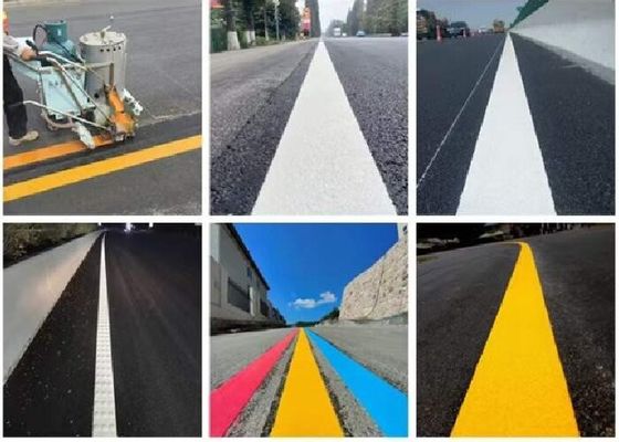 Mua Sơn phản xạ nhiệt nhựa thân thiện với môi trường nóng tan màu trắng Sơn đánh dấu đường sản xuất trực tuyến