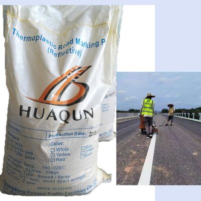 mua Sơn đánh dấu đường thermoplastic có độ phản xạ cao và bền lâu để đánh dấu đường bằng hạt thủy tinh sản xuất trực tuyến
