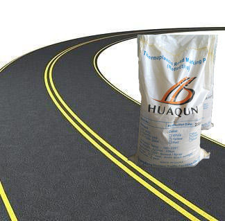 mua Sơn đánh dấu đường thermoplastic phản xạ cao với 5% hạt thủy tinh trộn sẵn cho Philippines Highway Road Line Marking sản xuất trực tuyến