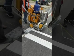 Vibration Hot Melt Lớp phủ 20% hạt thủy tinh sơn đánh dấu đường thermoplastic