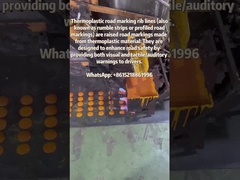 Sơn nhiệt nhựa hình tròn màu vàng trắng