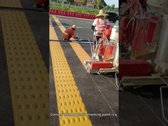 Loại hình tròn Thermoplastic Hot Melt Road Marking Paint Road Marking Thermoplastic Paint