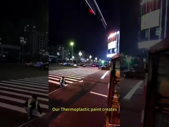 Sơn thermoplastic bền lâu và chống mòn để đánh dấu đường