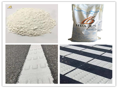 Sơn nhiệt nhựa hình tròn màu trắng