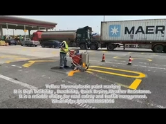 Sơn nhiệt nhựa màu vàng